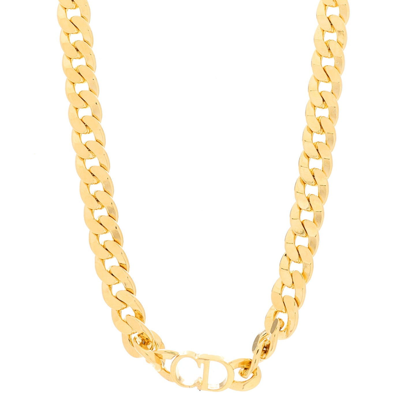 Metal Danseuse Etoile Chain Choker Necklace Gold