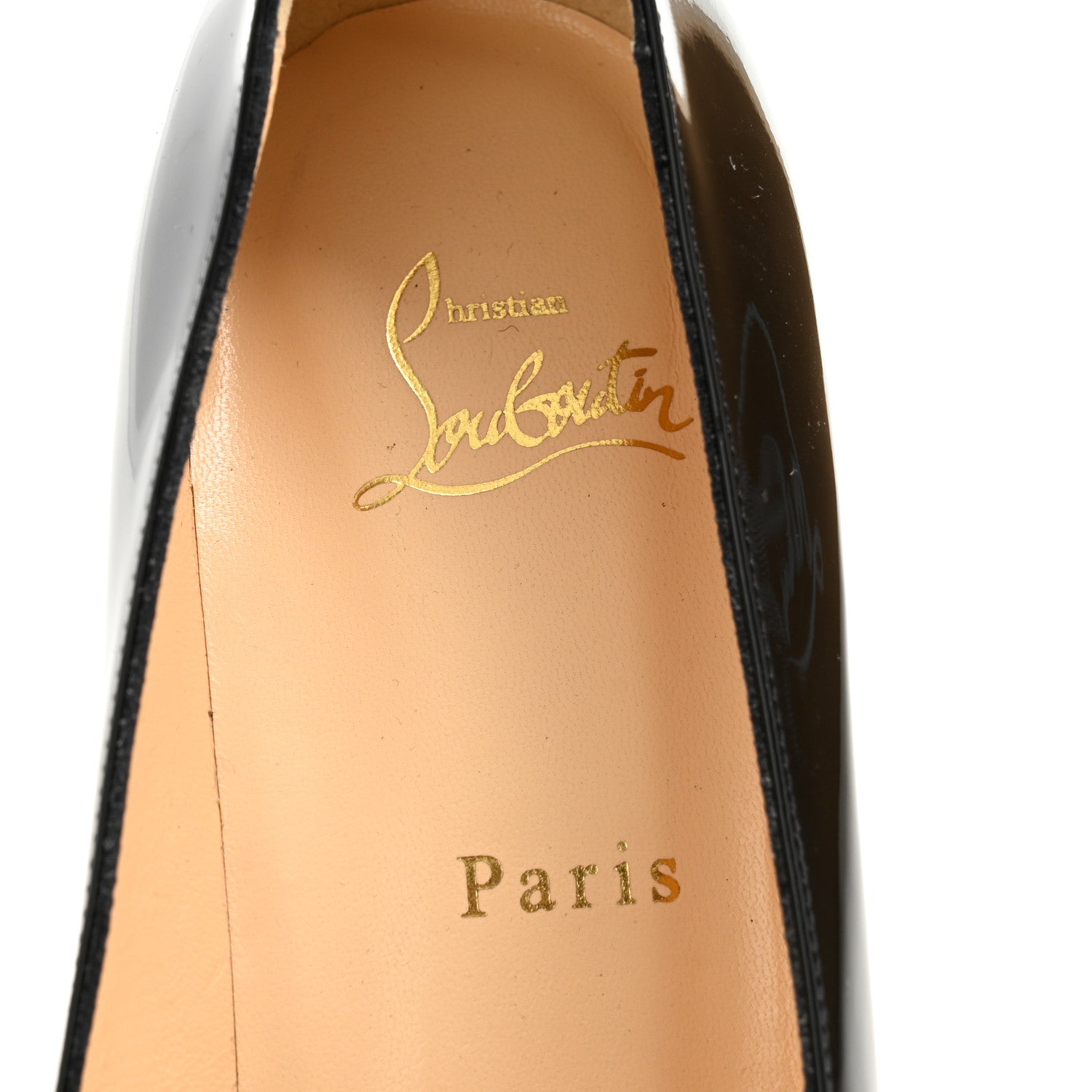Christian Louboutin Patent Iriza 70 Pumps 40 Black 6 of 9