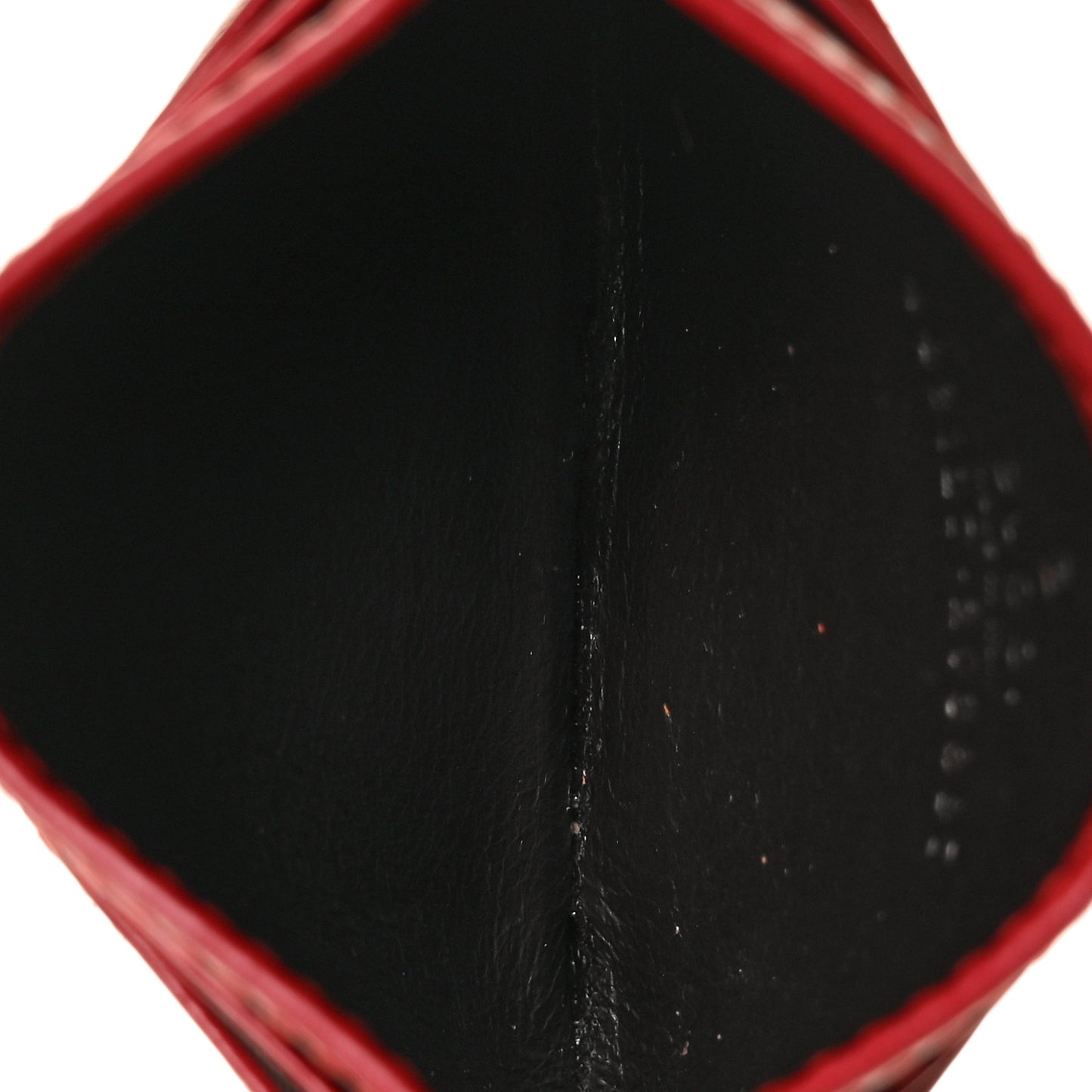 Calfskin Matelasse GG Marmont Card Holder Hibiscus Red
