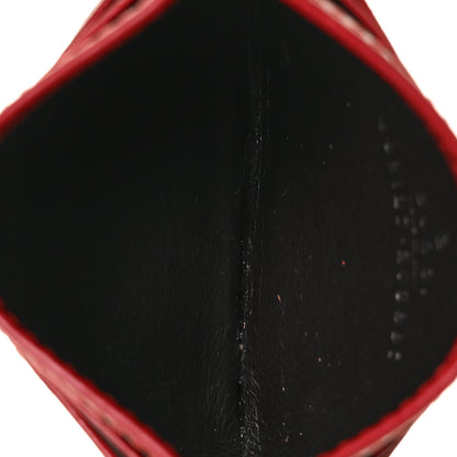 Gucci Calfskin Matelasse GG Marmont Card Holder Hibiscus Red 5 of 11