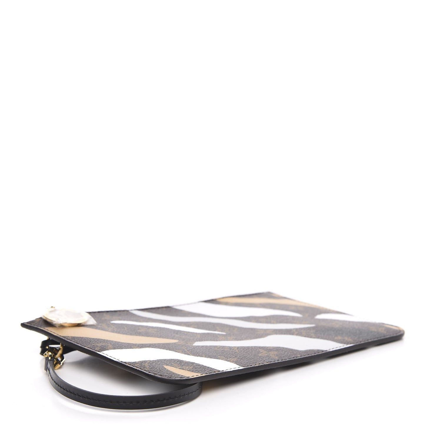 X LOL Monogram Neverfull MM GM Pochette Gold Silver