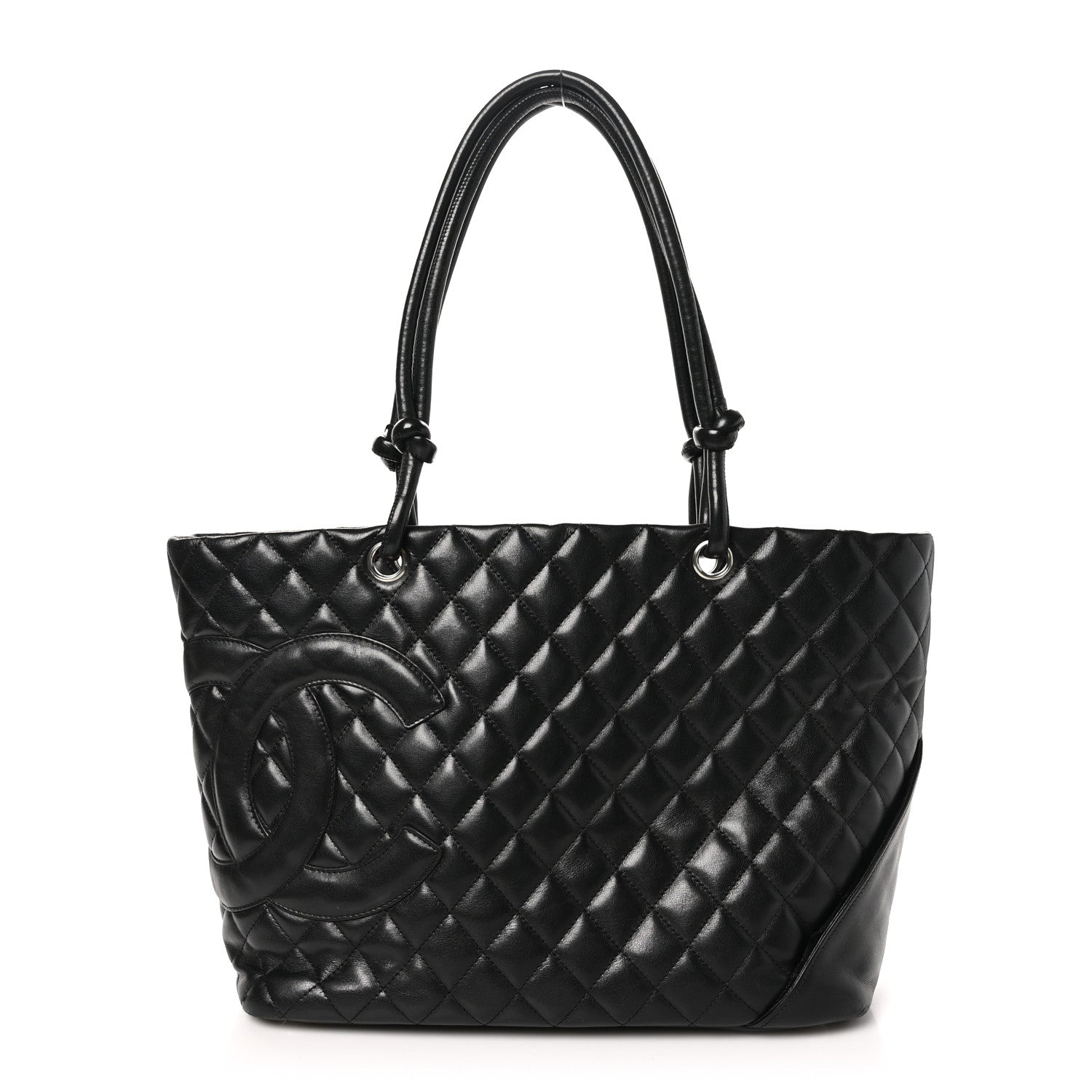Chanel Calfskin Quilted Large Cambon Tote Black 1 of 11