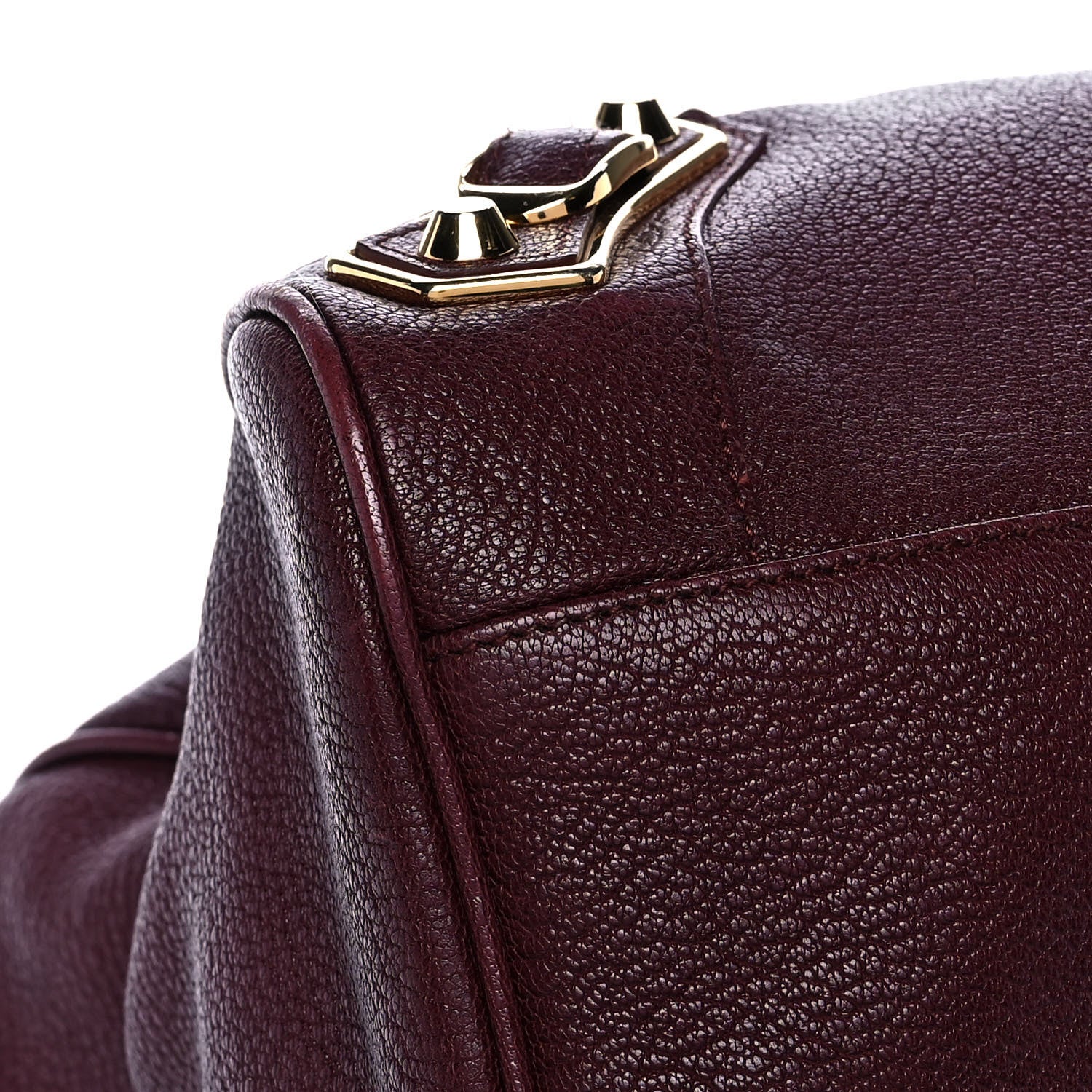 Balenciaga Chevre Gold Metallic Edge Hardware Velo Bordeaux 9 of 15