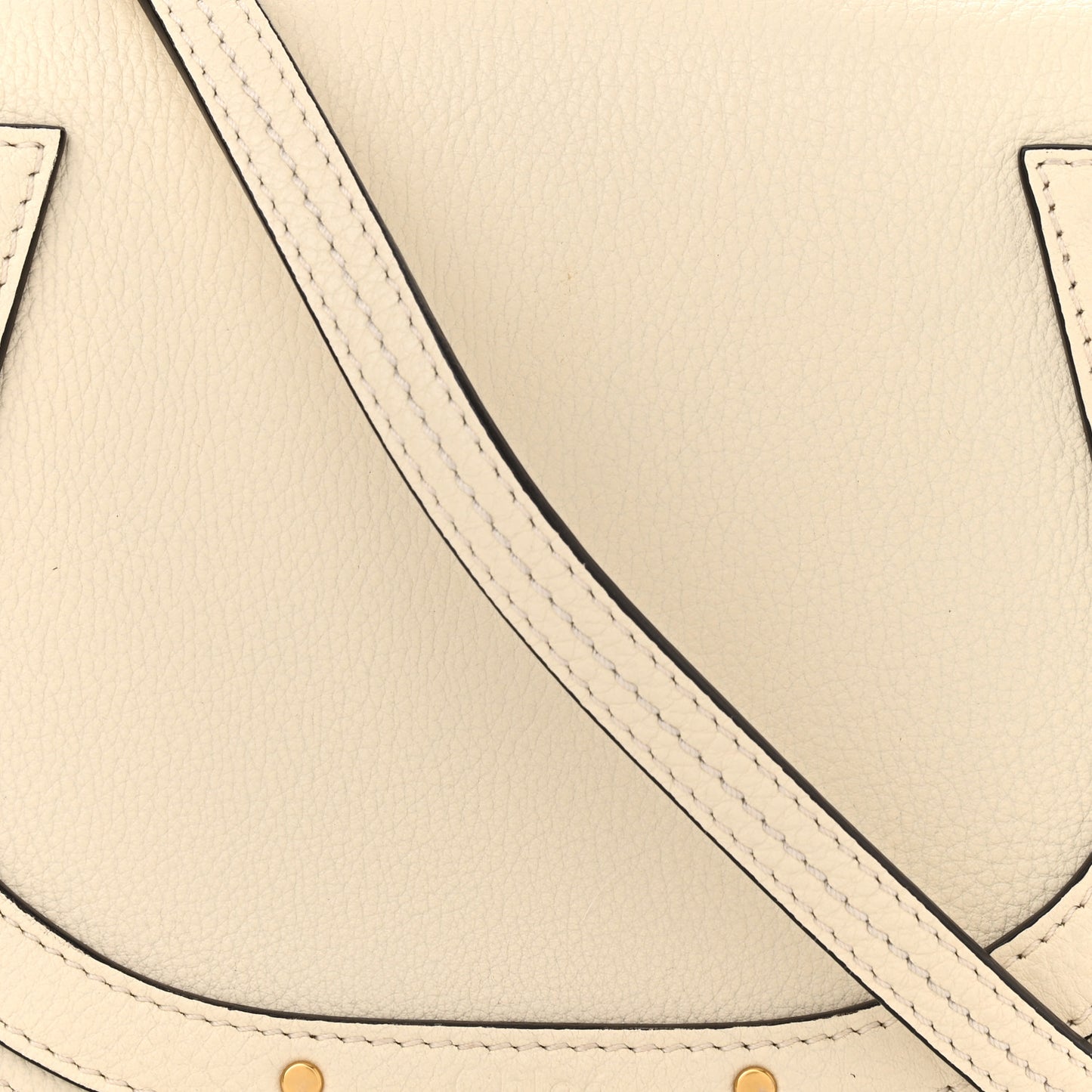 Calfskin Suede Small Nile Bracelet Bag Off White