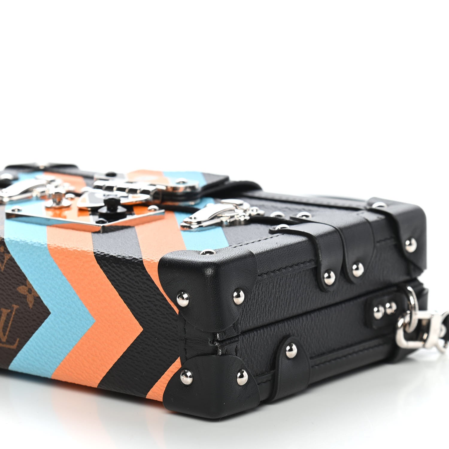 Louis Vuitton Monogram Malletage Print Petite Malle 8 of 8