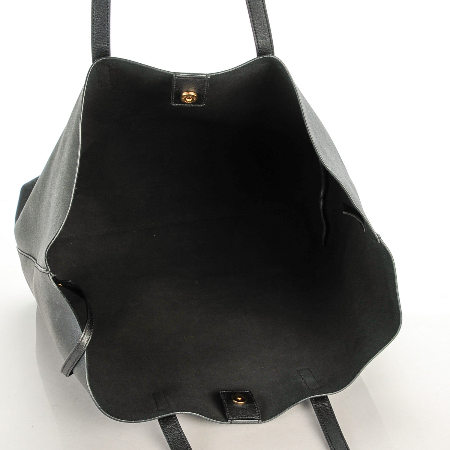 Saint Laurent Calfskin Large Shopping Tote Black 5 of 7