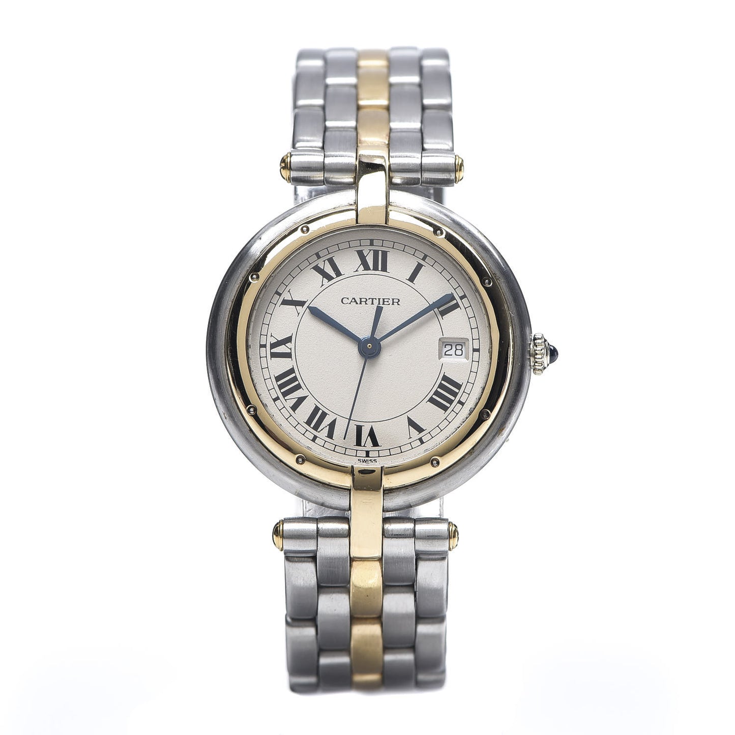 Stainless Steel 18K Yellow Gold 29mm Panthere Vendome Quartz Watch