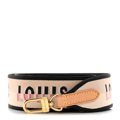 Louis Vuitton Jacquard Speedy Bandouliere 20 Shoulder Strap Black 1 of 3