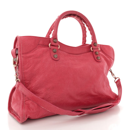 Balenciaga Agneau Giant 12 Rose Gold Hardware City Rose Thulian 4 of 16