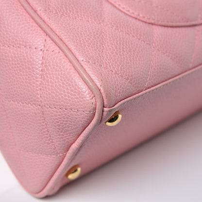 Chanel Caviar Quilted Small Bowler Pink 11 of 15