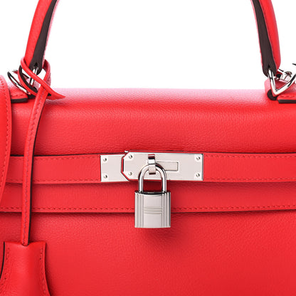 Hermes Evercolor Kelly Retourne 28 Rouge De Coeur 9 of 9