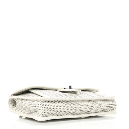 Chanel Perforated Calfskin Large Dubai Up In The Air Flap White 3 of 10