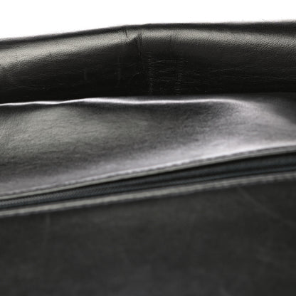 Chanel Lambskin Quilted Medium Double Flap Black 14 of 21