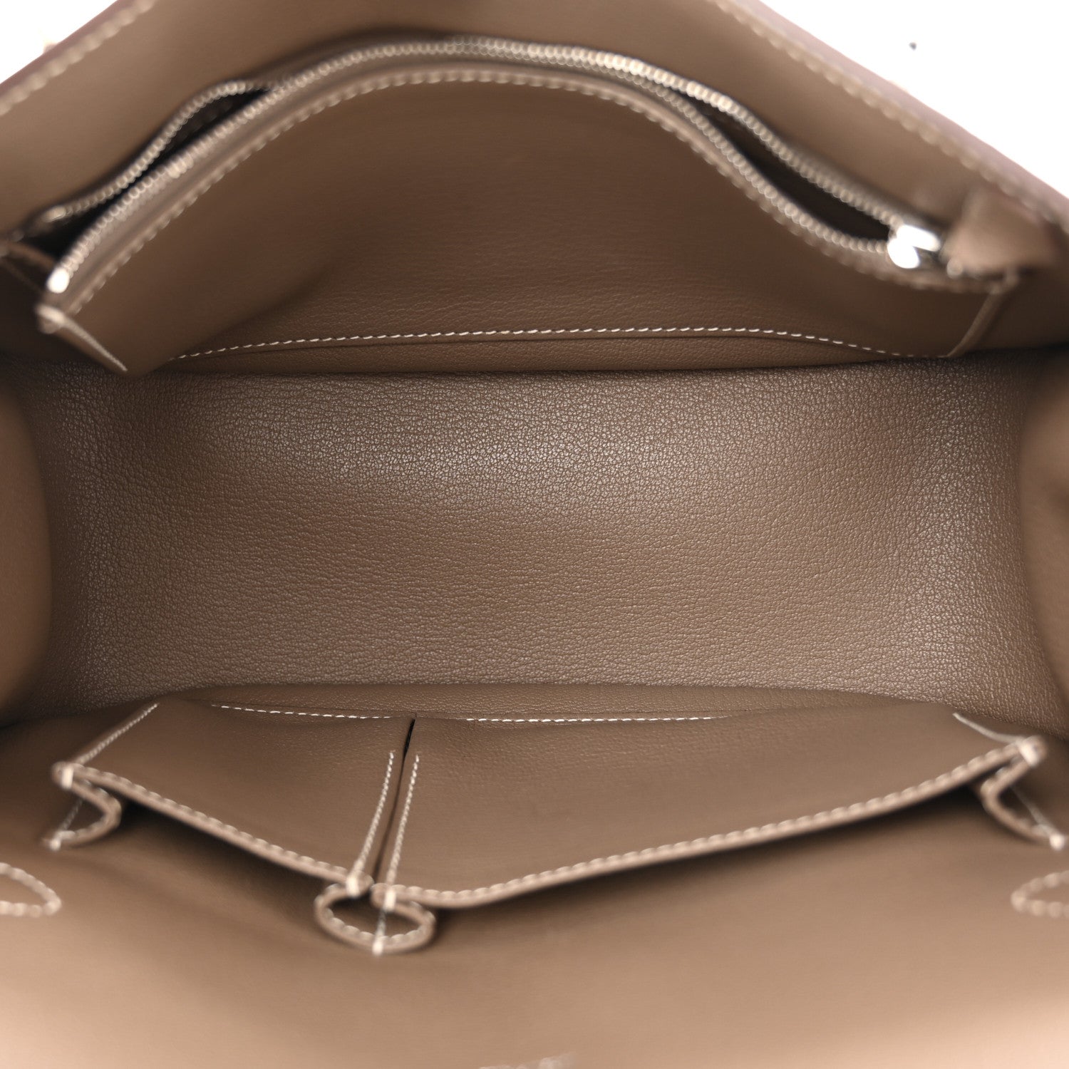 Hermes Taurillon Clemence Jypsiere 28 Etoupe 5 of 12