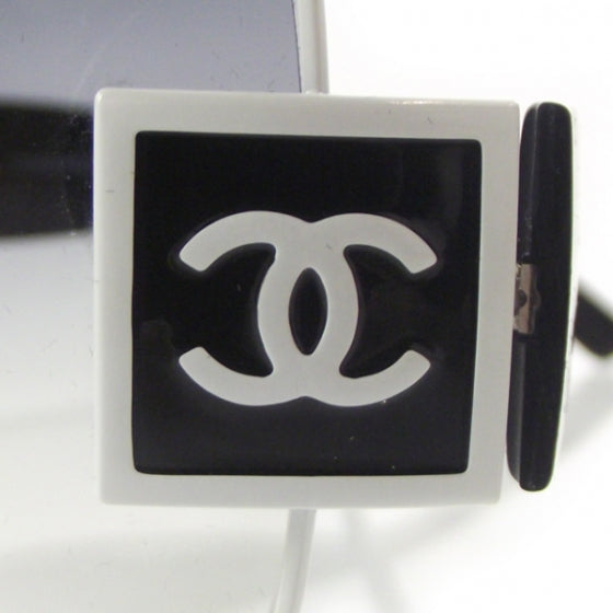 Chanel CC Logo Sunglasses 4114 Black/White 6 of 8