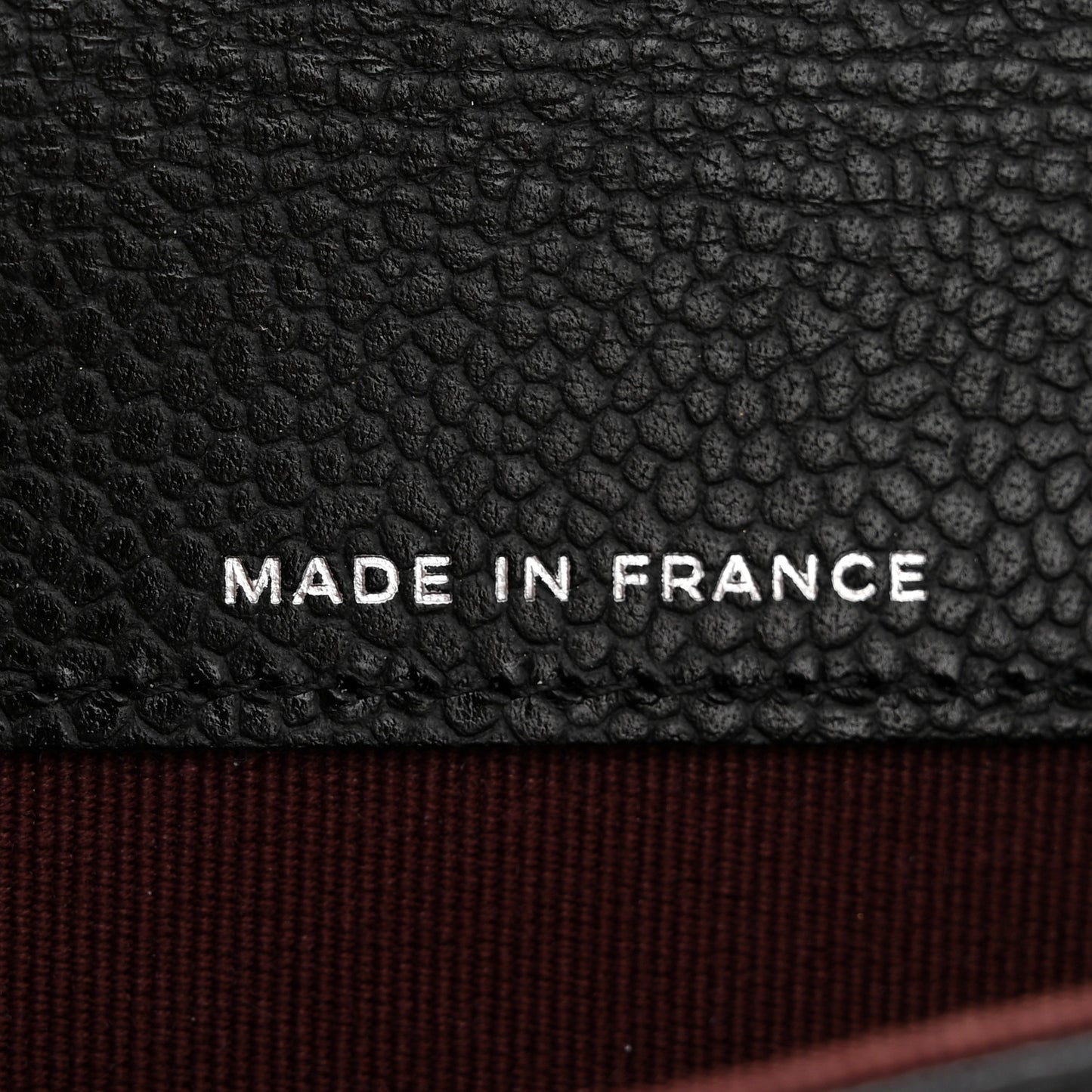 Caviar Quilted Flap Card Holder Wallet Black