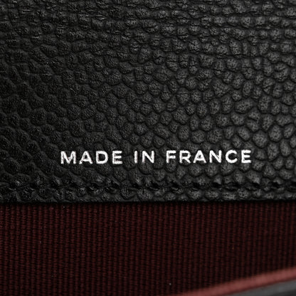 Chanel Caviar Quilted Flap Card Holder Wallet Black 7 of 9