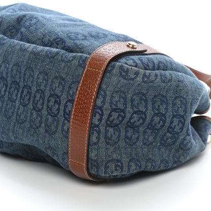 Gucci Denim GG Medium Abbey Shoulder Bag Blue 9 of 9
