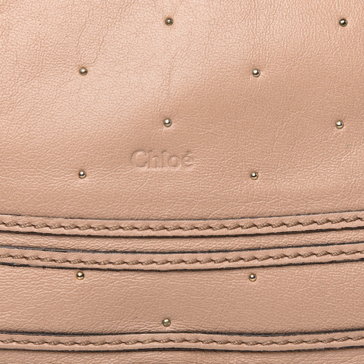 Calfskin Studded Medium Marcie Satchel Blushy Pink