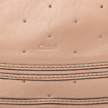 Chloe Calfskin Studded Medium Marcie Satchel Blushy Pink 11 of 13