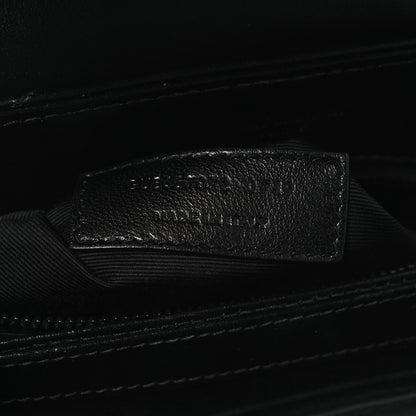 Saint Laurent Calfskin Y Quilted Monogram Monochrome Toy Loulou Crossbody Bag Black 7 of 12