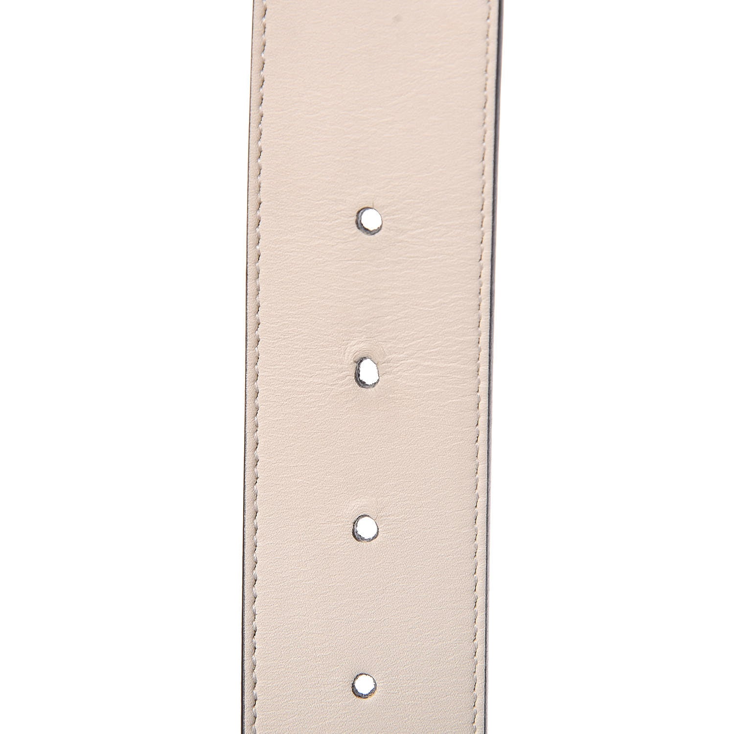 Gucci Calfskin Double G 40mm Belt 85 34 Mystic White 5 of 6
