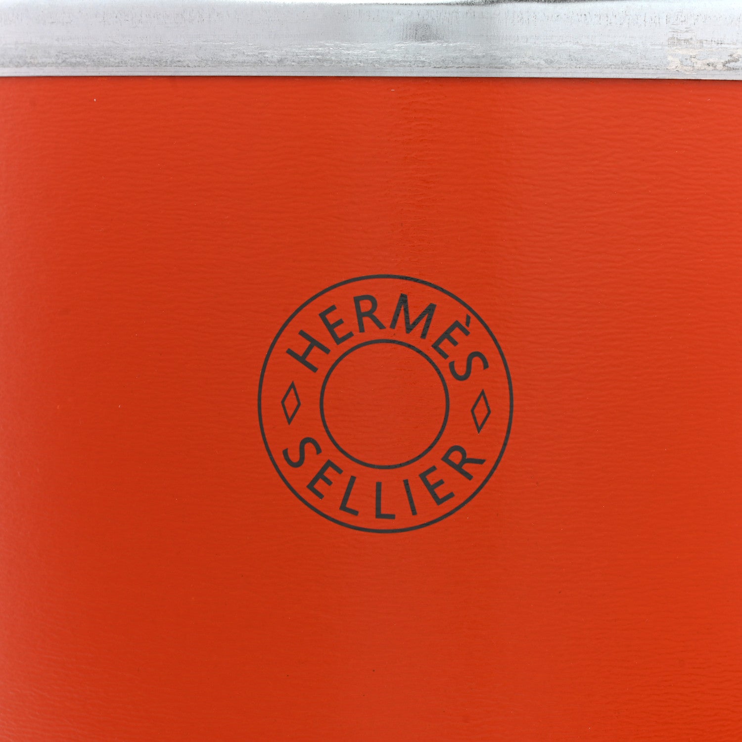 Hermes Kraft Paper Metal Canvas Smallbox Box Feu 7 of 22
