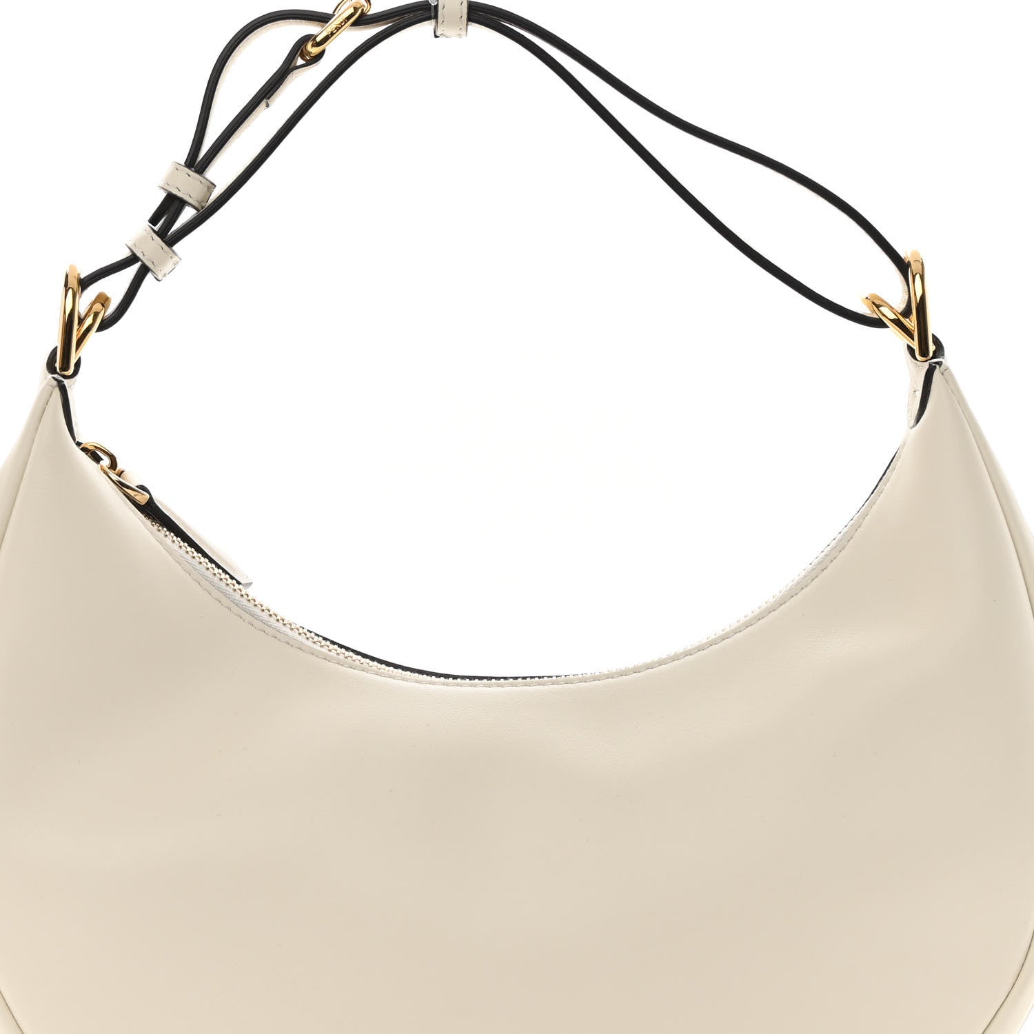 Fendi Vitello Grace Matte Small Fendigraphy Hobo Bag White Ice 8 of 11
