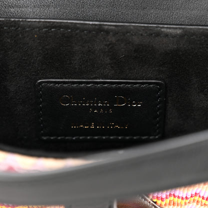 Christian Dior Embroidered Fringe Beaded Mini Saddle Bag Multicolor 6 of 13