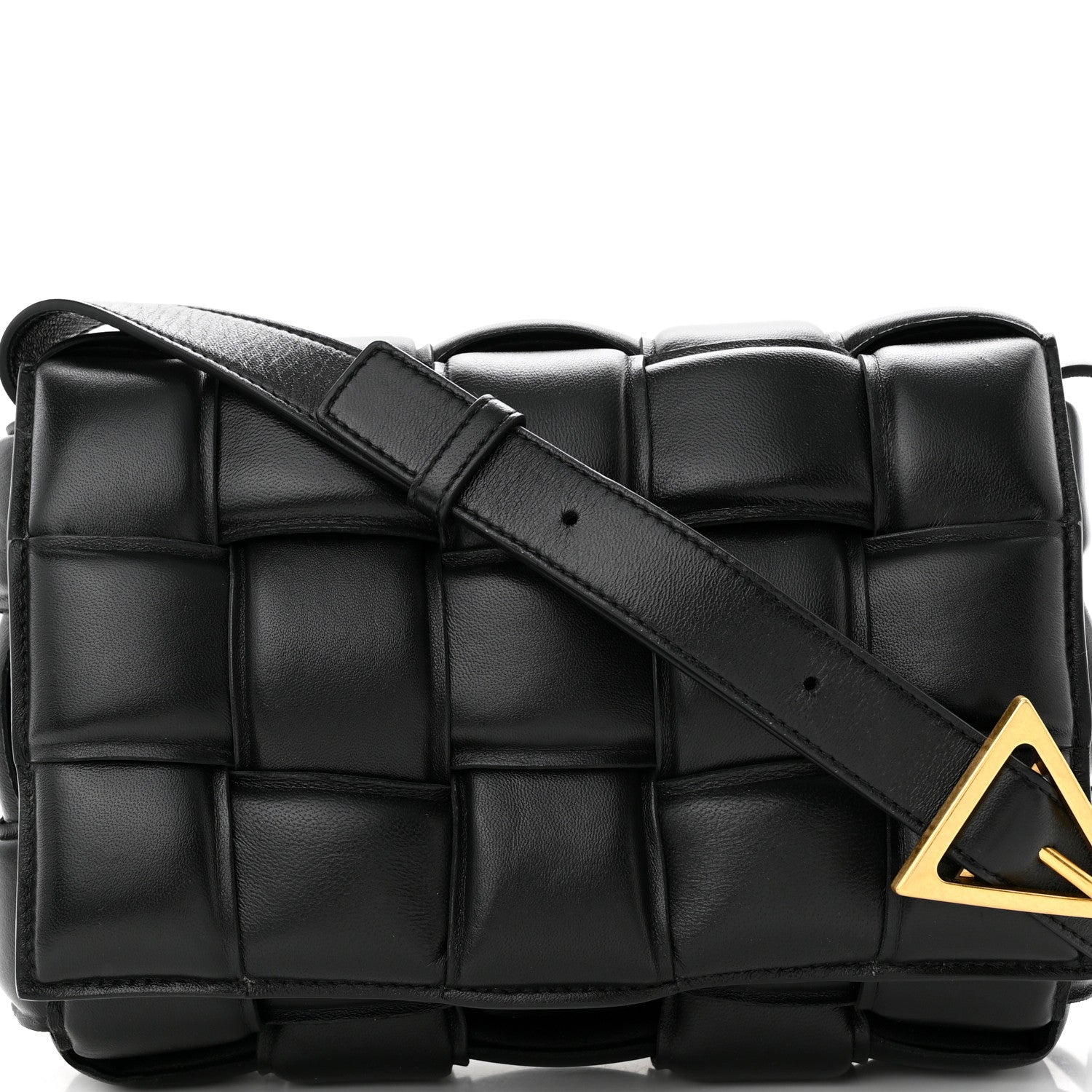 Bottega Veneta Nappa Maxi Intreccio Padded Cassette Crossbody Bag Black 8 of 10