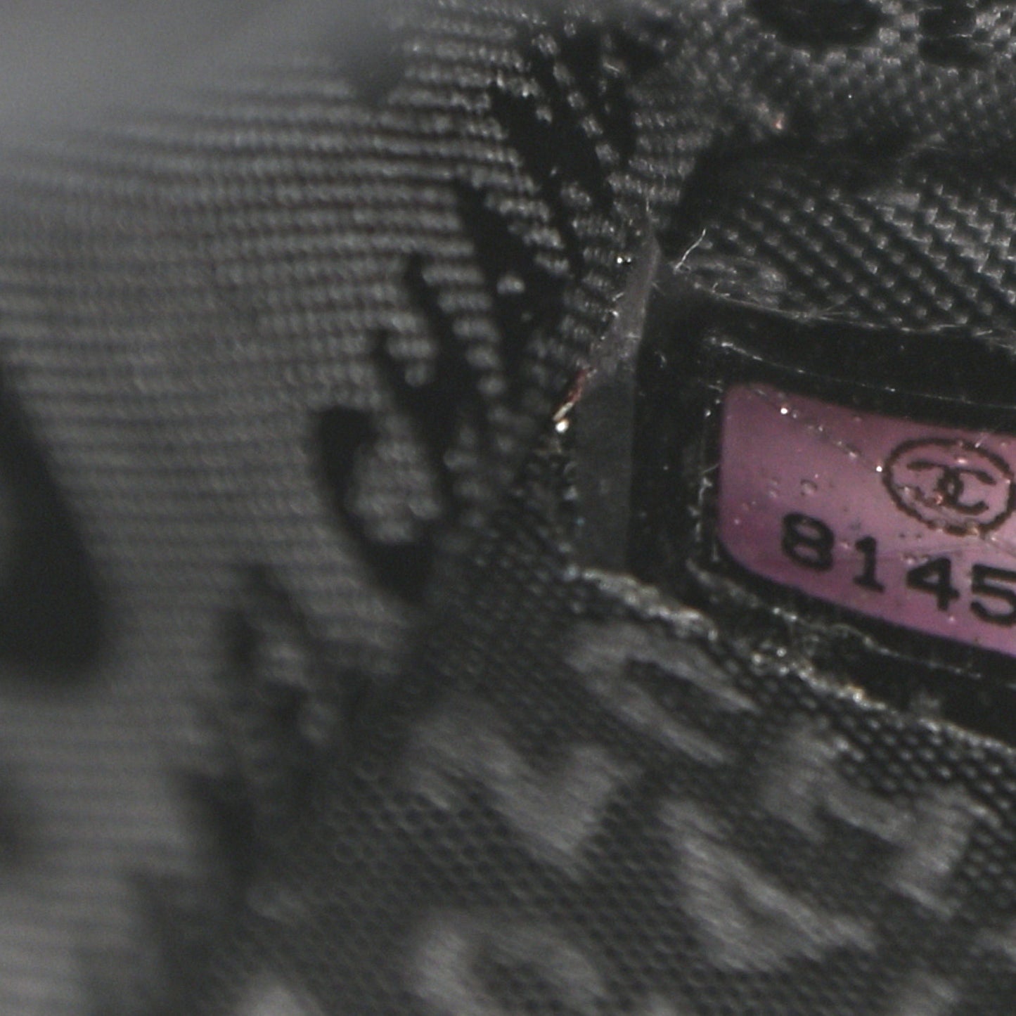 Lambskin Quilted CC Chocolate Bar Flap Black