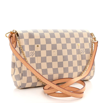 Louis Vuitton Damier Azur Favorite MM 3 of 10