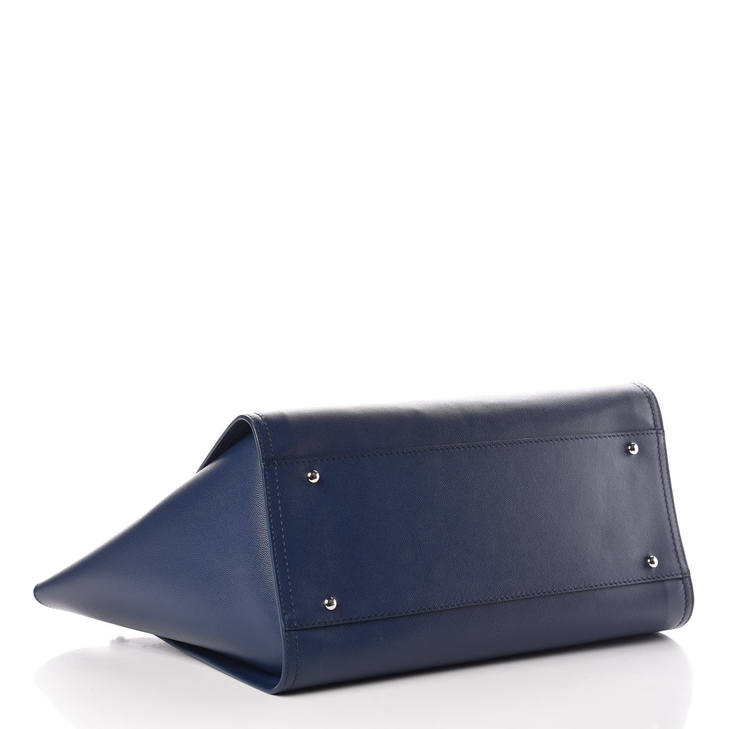 Chanel Caviar Large Studded Deauville Tote Navy 4 of 10
