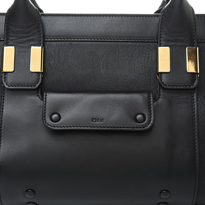 Chloe Calfskin Medium Alice Satchel Black 8 of 11