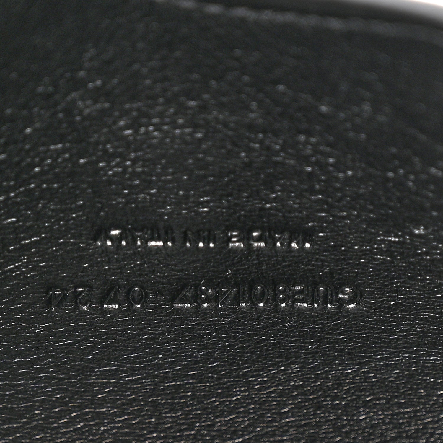 Saint Laurent Lambskin Chevron Quilted Small Loulou Black 8 of 14