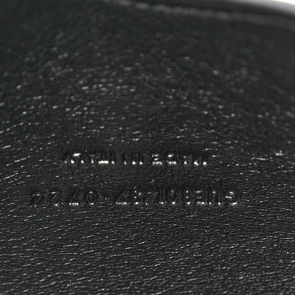 Saint Laurent Lambskin Chevron Quilted Small Loulou Black 8 of 14