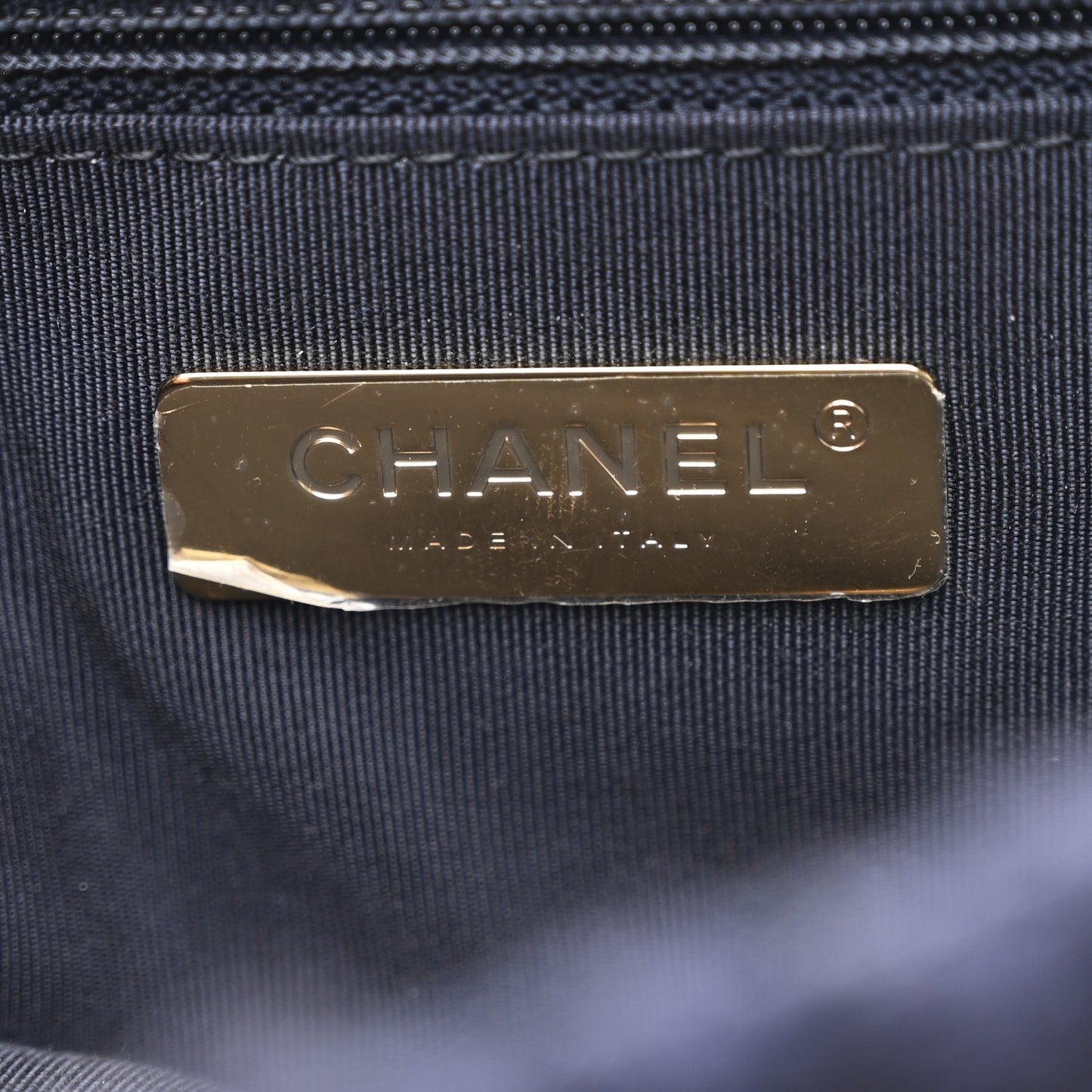 Tweed Quilted Maxi Chanel 19 Flap Navy