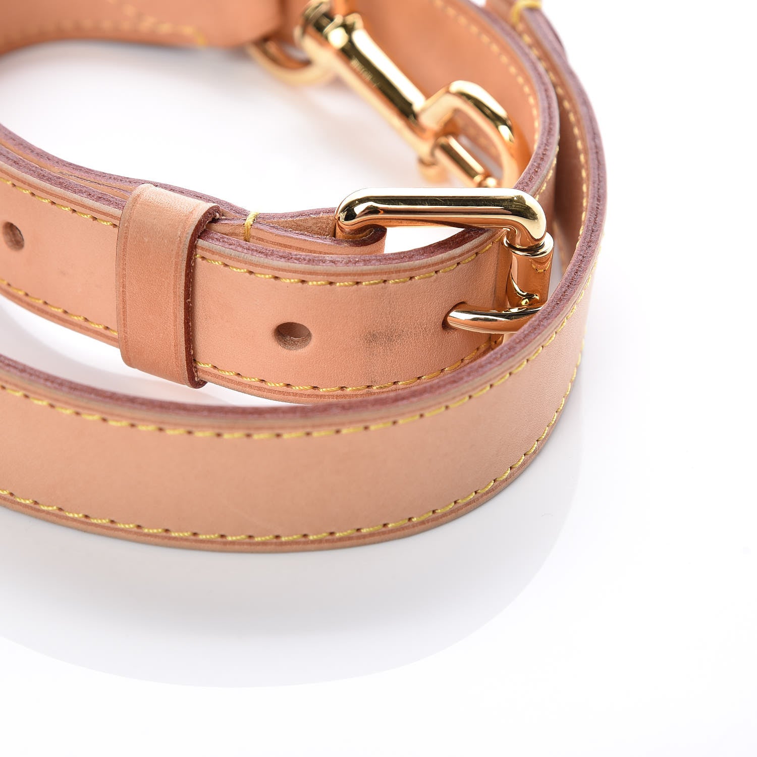 Louis Vuitton Vachetta 25mm Adjustable Shoulder Strap VVN 3 of 4