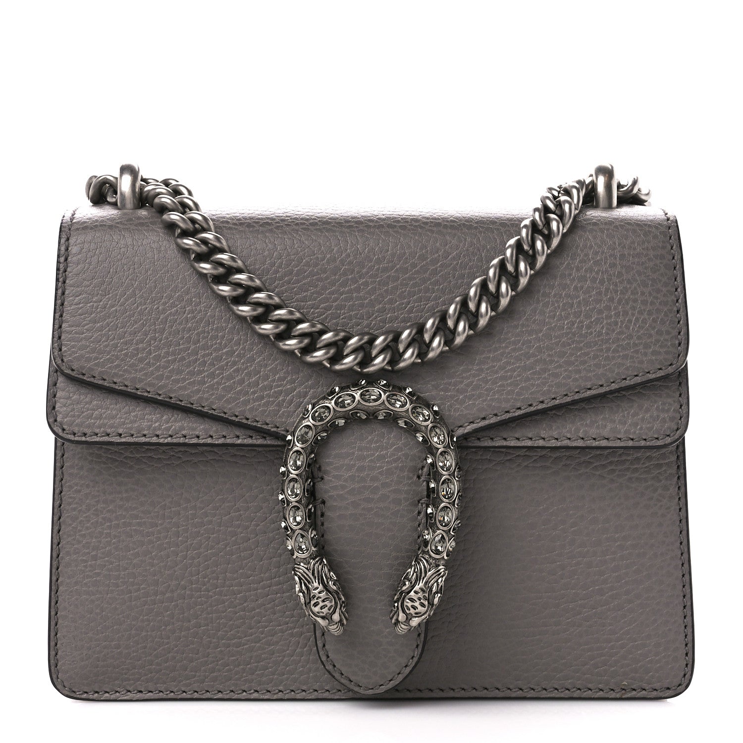 Gucci Calfskin Mini Dionysus Shoulder Bag Dusty Grey 1 of 11