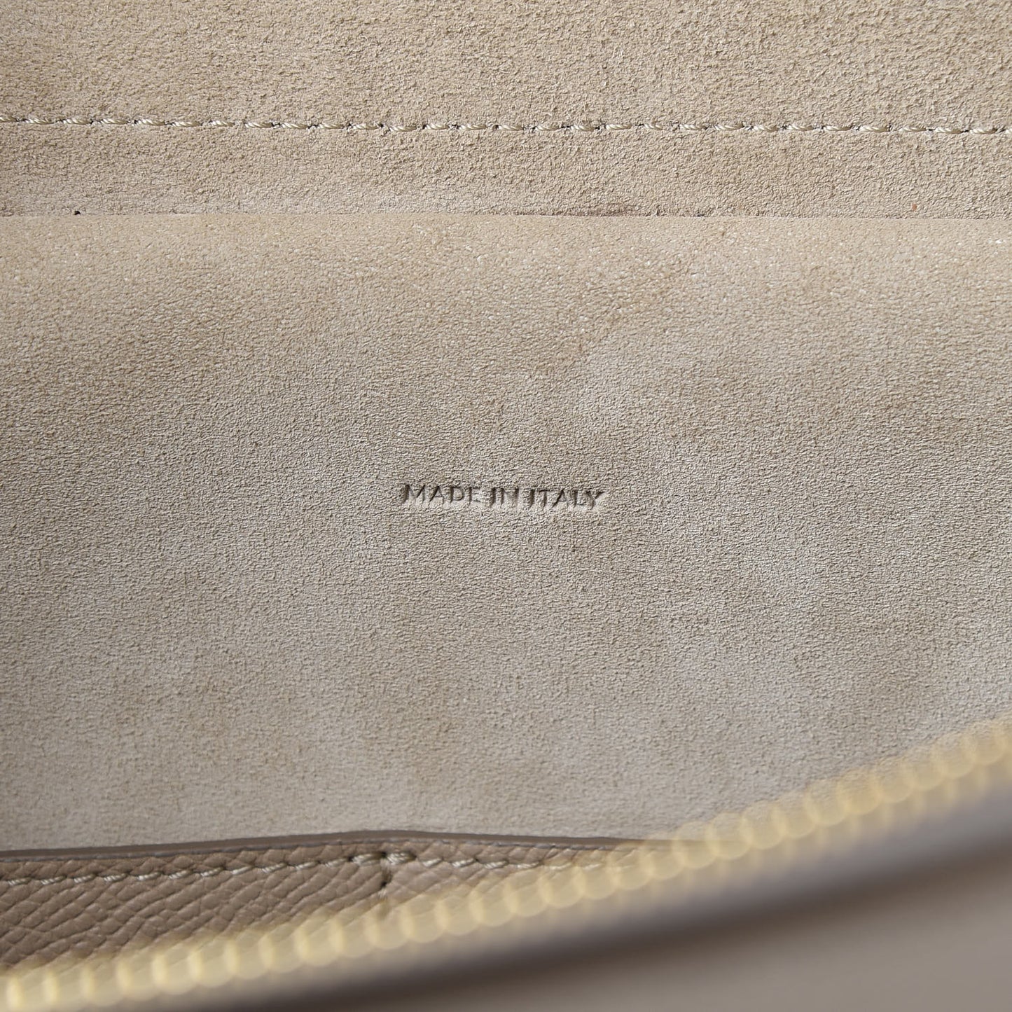 Grained Calfskin Mini Belt Bag Light Taupe