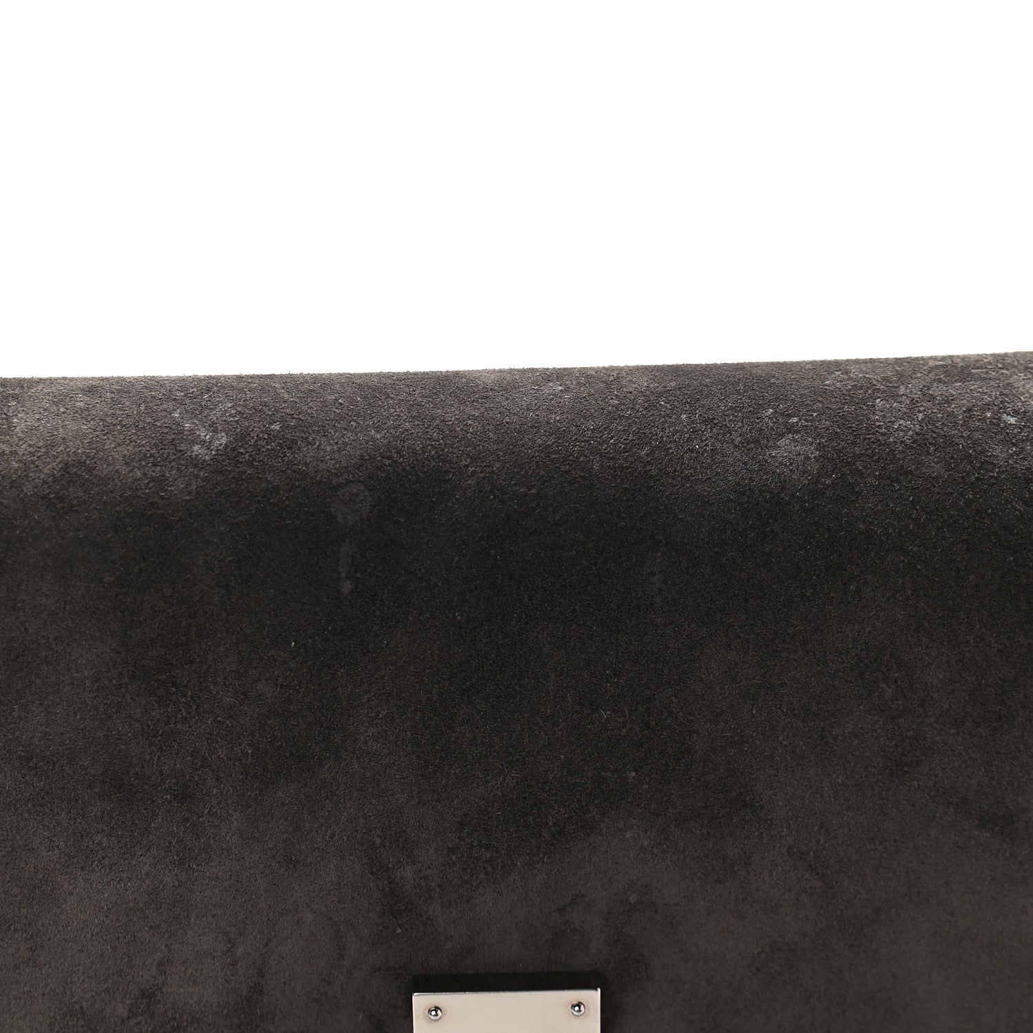 Celine Suede Small Case Chain Flap Grey 12 of 12