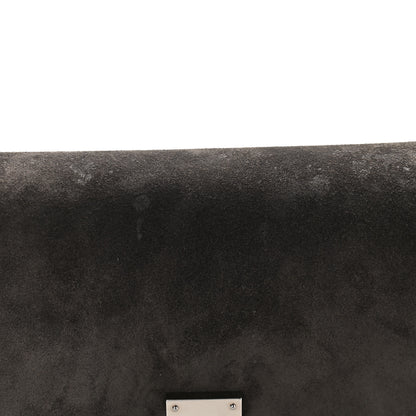 Celine Suede Small Case Chain Flap Grey 12 of 12