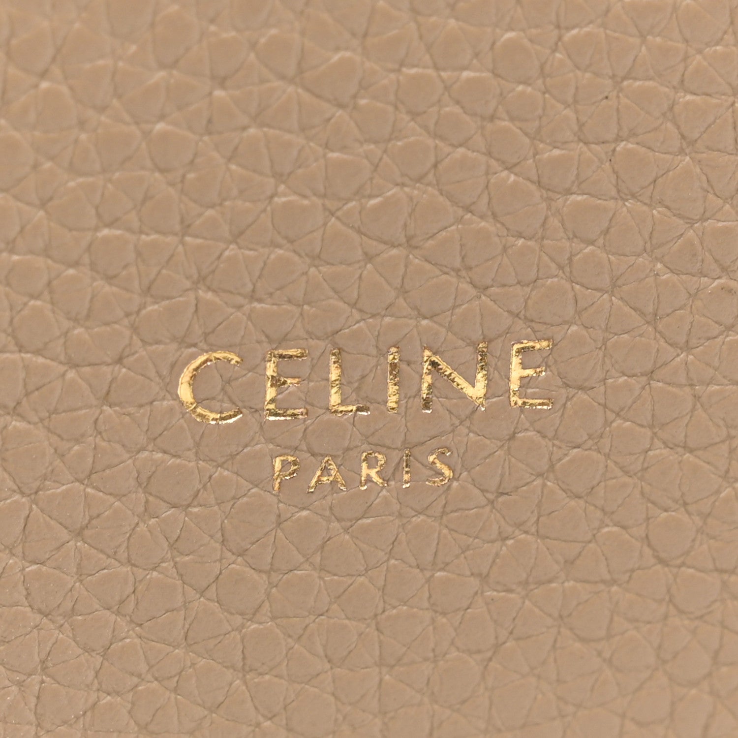 Celine Grained Calfskin Small Cabas De France Dune 6 of 12