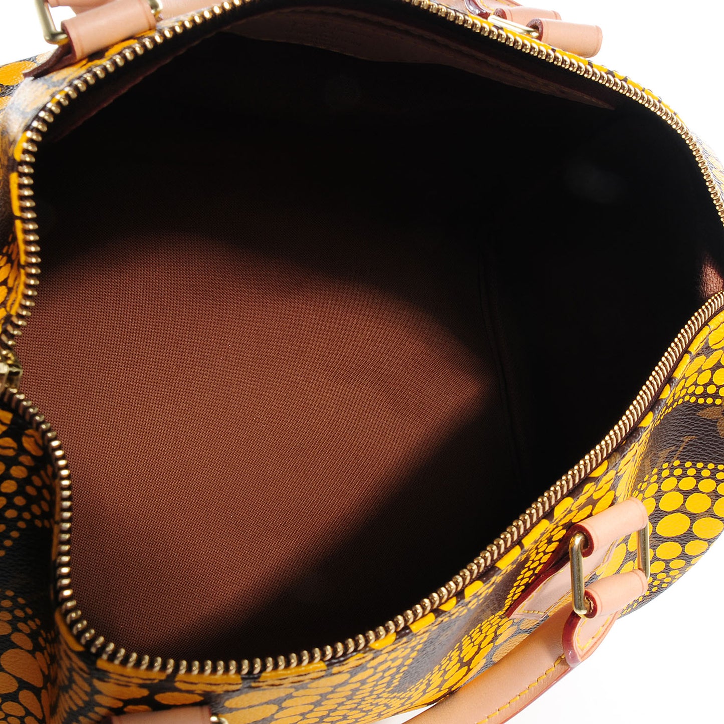 Monogram Kusama Town Speedy 30 Yellow
