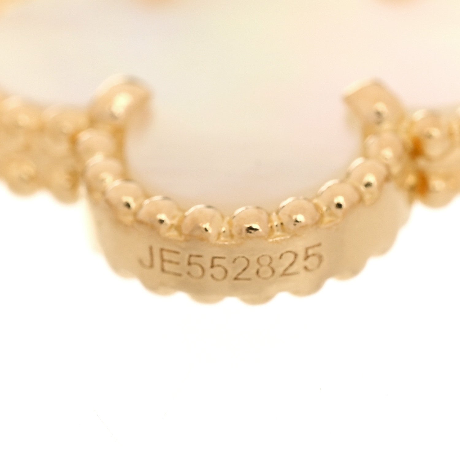 Van Cleef & Arpels 18K Yellow Gold Mother of Pearl 5 Motifs Vintage Alhambra Bracelet 5 of 6