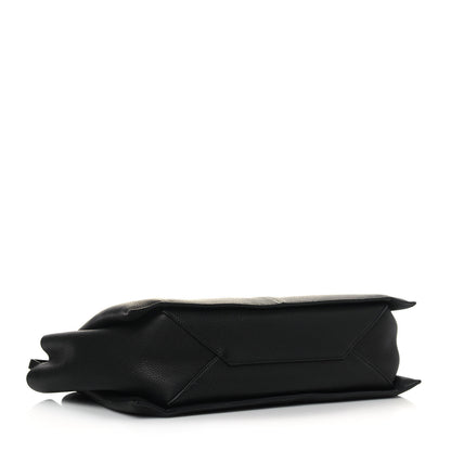 Celine Baby Grained Calfskin Medium Tri-Fold Bag Black 3 of 10