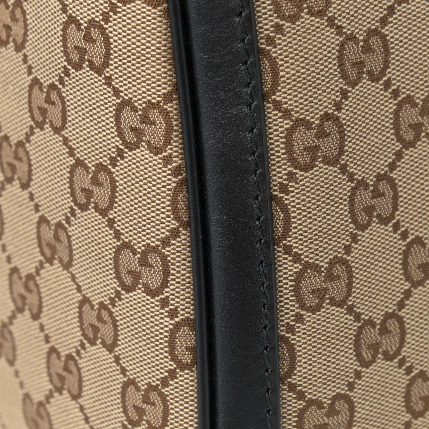 Gucci Monogram Vintage Web Medium Boston Black 11 of 13