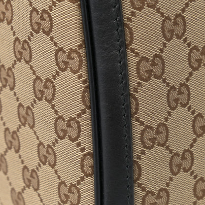 Gucci Monogram Vintage Web Medium Boston Black 11 of 13