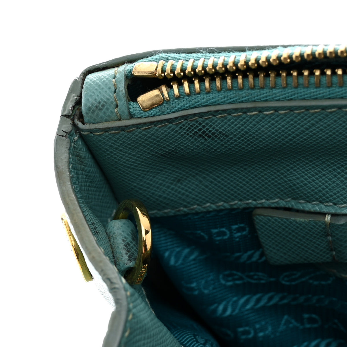 Saffiano Medium Galleria Double Zip Tote Anice