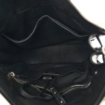 Saint Laurent Grained Calfskin Sac De Jour Souple North South Tote Black 5 of 11